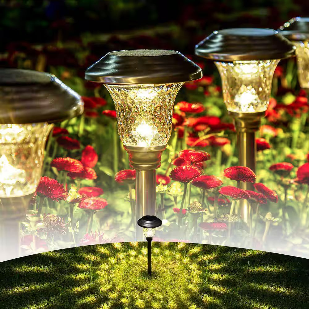 Outdoor Decor, 8 Pack Solar Pathway Lights