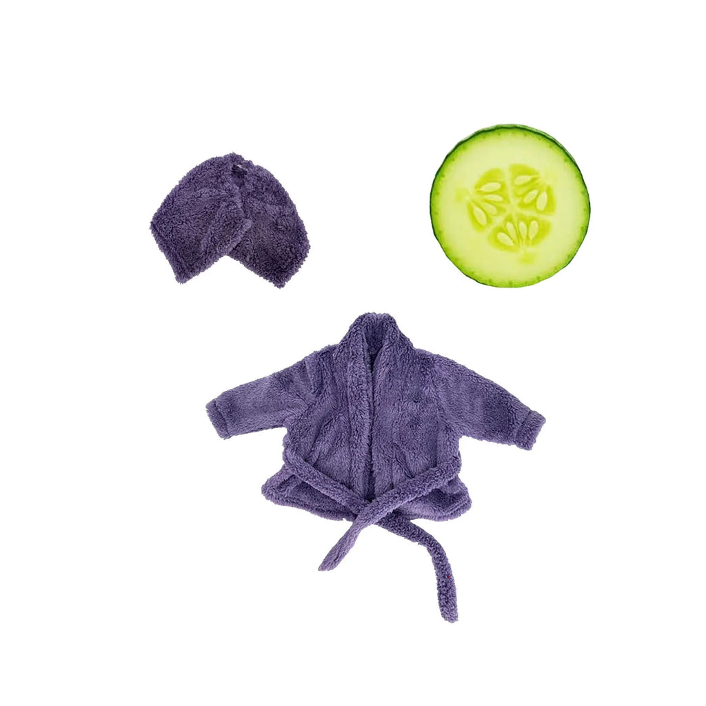 Winter Porch Decor, Cement Goose Accessories, Bathrobe Outfit Set, Outdoor Garden Ornament, Festive Yard Decoration