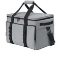 33 Qt. Gray Soft Insulated Cooler Bag, Collapsible Large Travel Coolers Soft Sided Coolers Ice Chest, Leakproof
