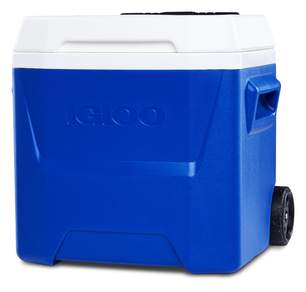 16 QT Laguna Hard Side Ice Chest Cooler with Wheels, Blue
