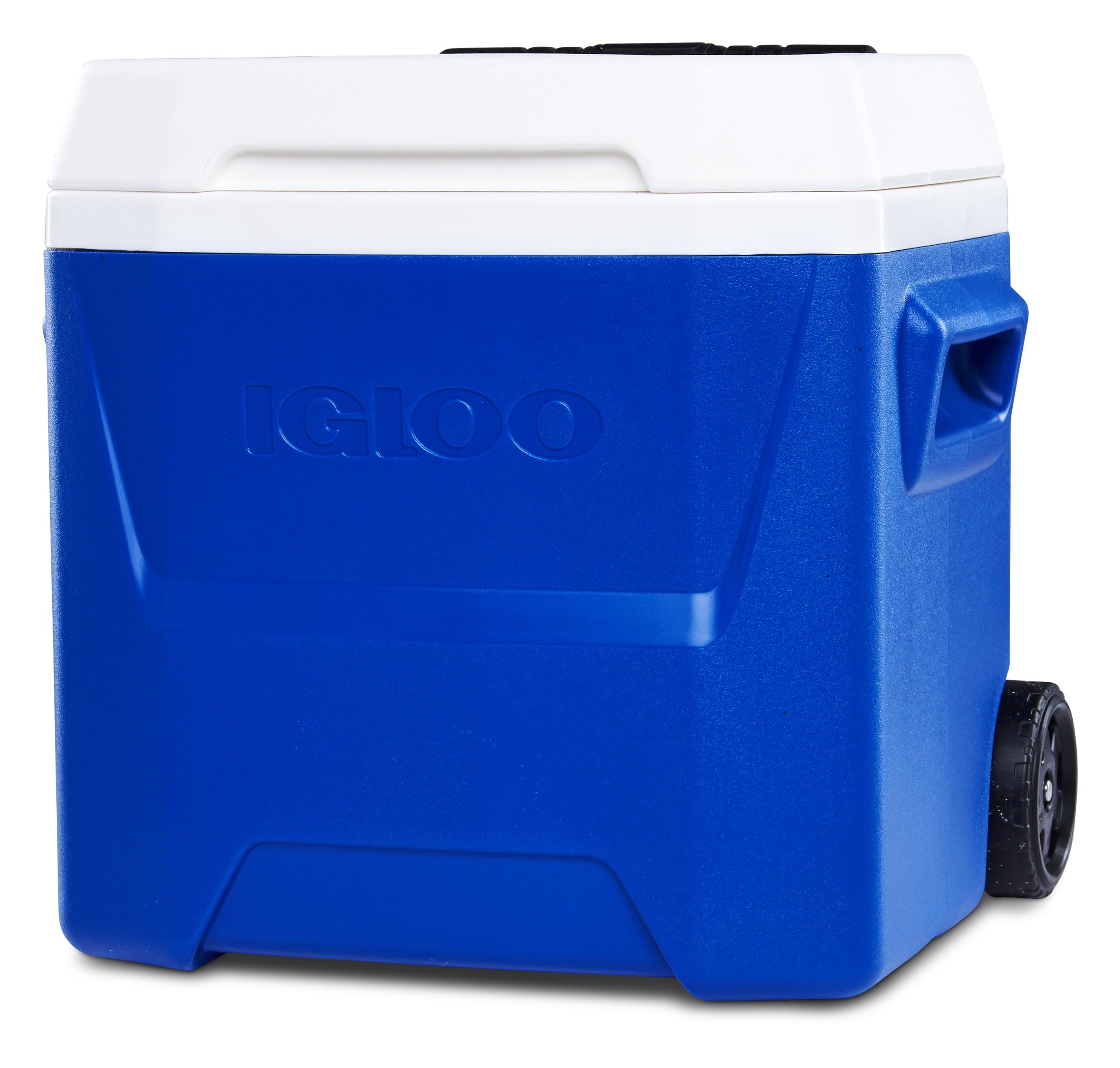 16 QT Laguna Hard Side Ice Chest Cooler with Wheels, Blue