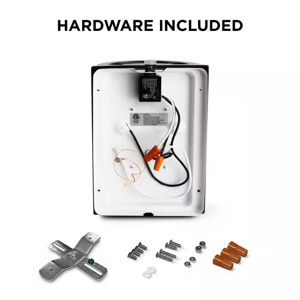 850 Lumens Integrated LED Bronze Dusk to Dawn Half Moon Security Wall Pack Light, 4000K