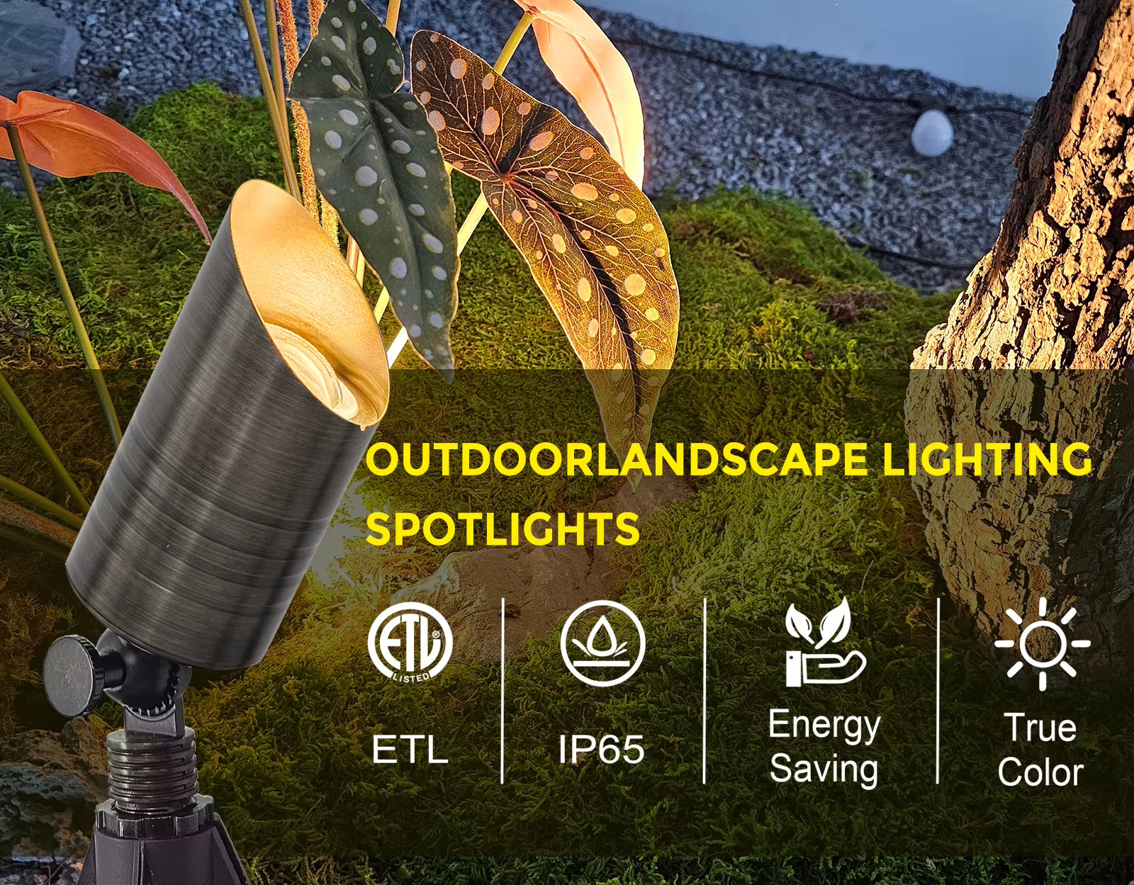 Cast Brass Smart Outdoor Spot Lights Antique Bronze Landscape Lighting Low Voltage for Outdoor Lighting Low Voltage
