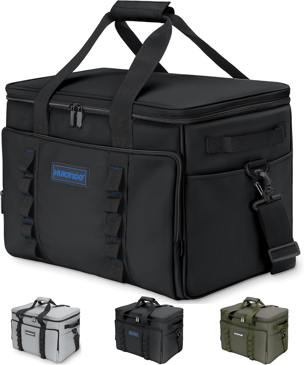 Soft Insulated Cooler Bag Collapsible Large Travel Coolers Soft Sided Coolers Ice Chest, Leakproof, Waterproof